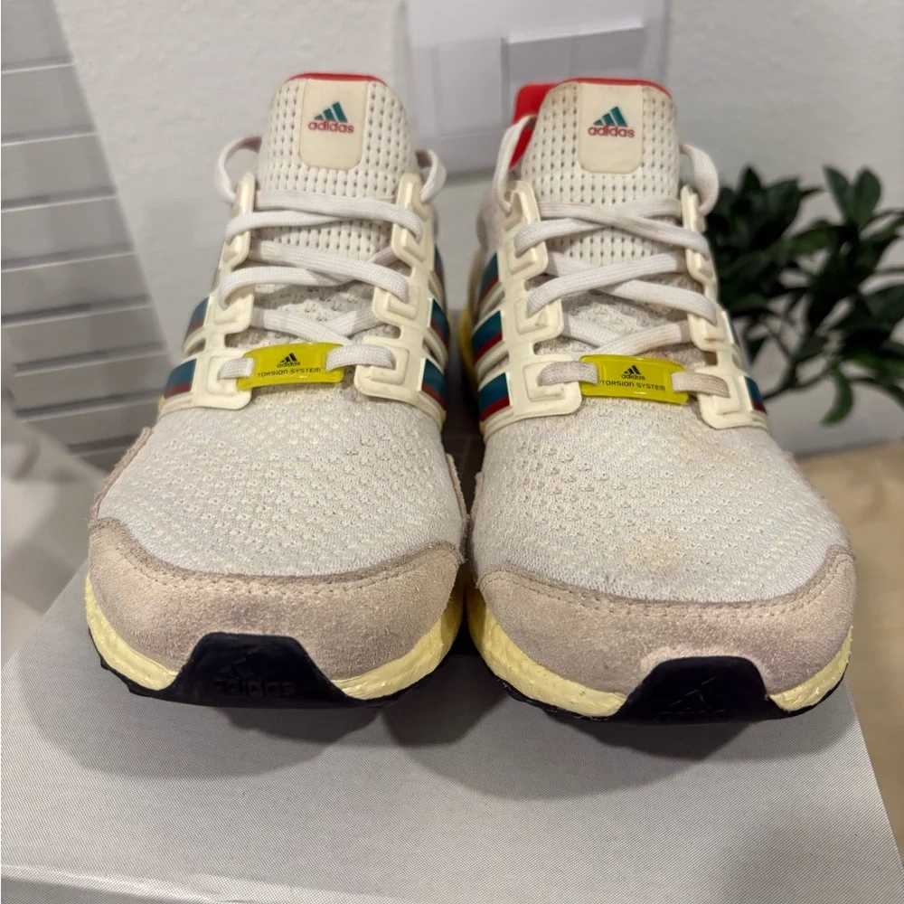 Adidas Cream and Multicolor Ultra Boost 1.0 Shoes - Picture 7 of 10